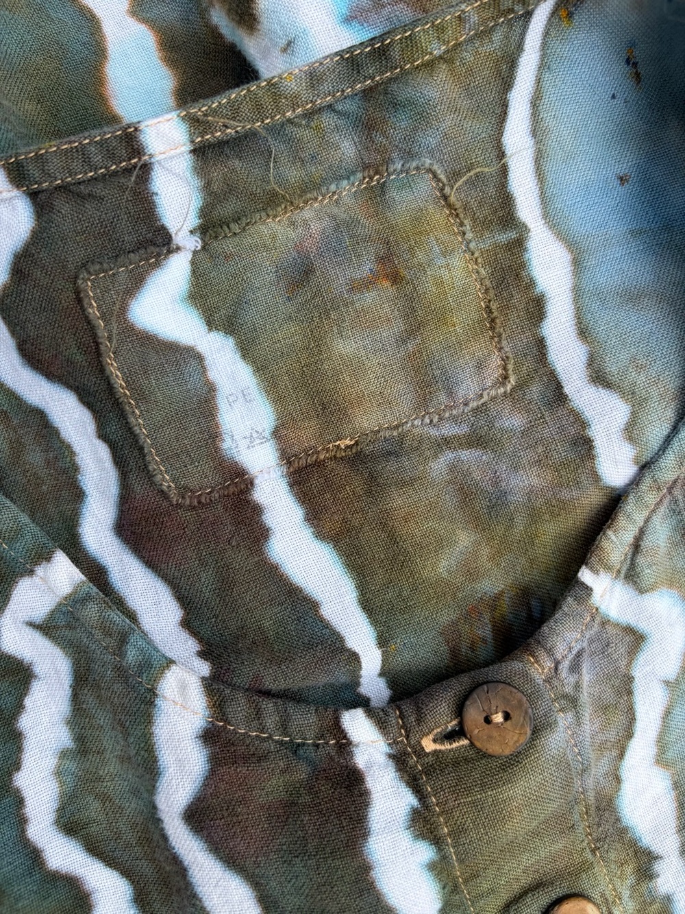 notPERFECTLINEN Ice Dyed Mama Maxi Dress - Picture 9 of 9